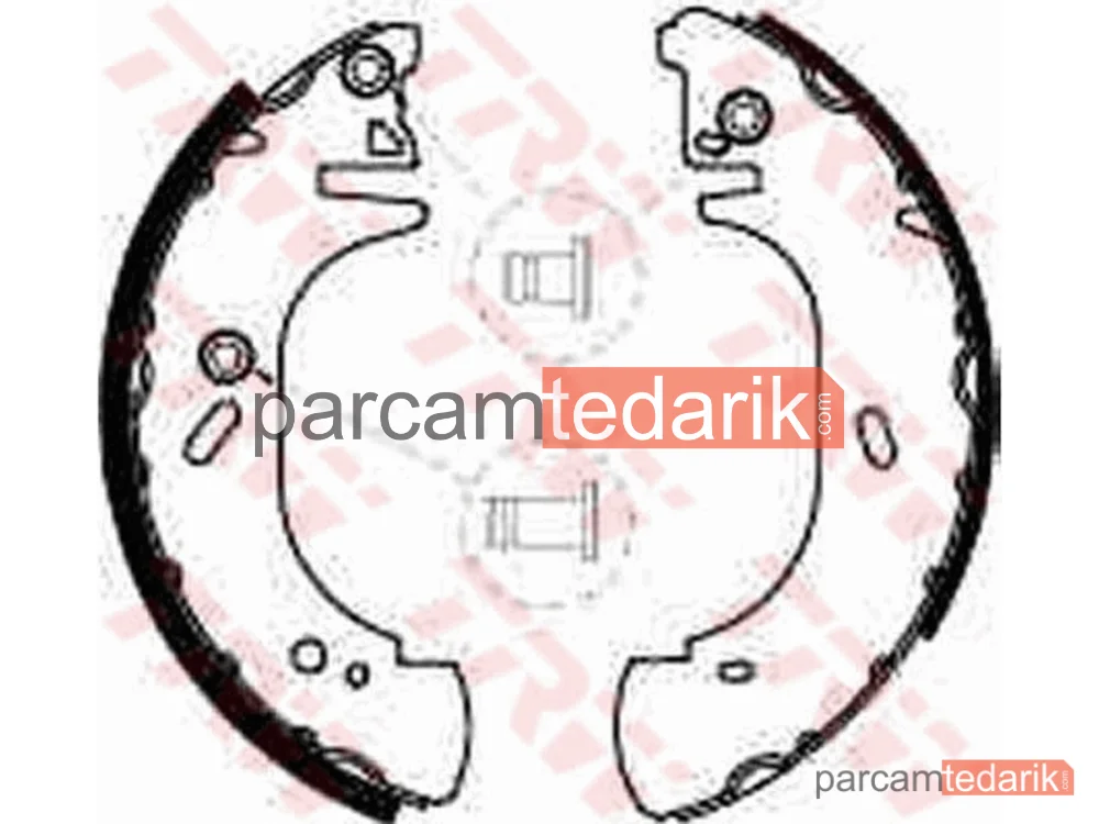 GS8540 | Fren Balatası Pabuçlu Arka Ford Transit 2.5 D 88-92