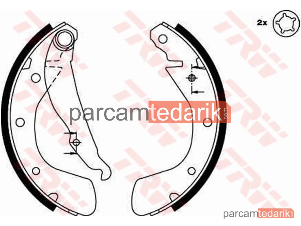GS8542 | Fren Balatası Pabuçlu Arka Opel Astra F HB 1.4 İ 91-98, 1.4 Sİ 92-98, 1.4 92-98, 1.4 İ 16V 96-98, 1.6 İ 91-98, 1.6 İ 16V 94-98, 1.7 D 92-98, Corsa B 1.0 İ 12V 96-00, 1.2 İ 93-00, 1.2 İ 16V 98-00, 1.4 İ 93-00, 1.4 Sİ 93-00, 1.4-1.6 İ 16V 94-00