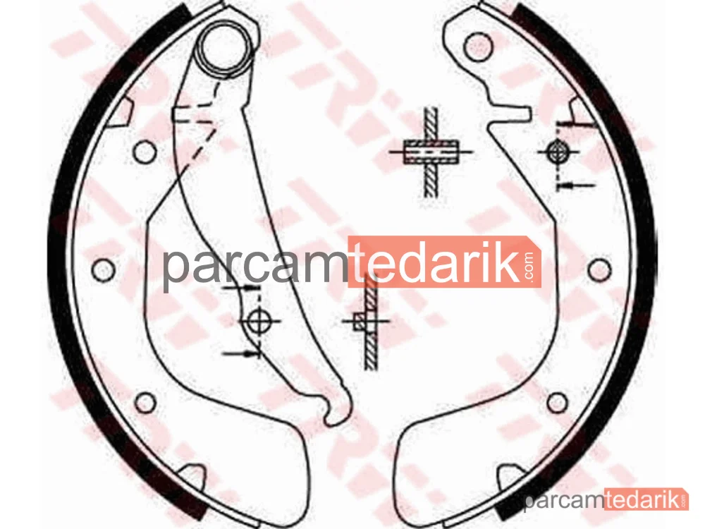 GS8543 | Fren Balatası Pabuçlu Arka Opel Vectra A 1.6 92-93, 1.6 İ 88-95, 1.6 88-93, 1.7 D 88-95, 1.7 TD 90-95, Astra F 1.4 91-93, 1.6 İ 92-98, 1.6 95-98, 1.6 İ 16V 94-98, 1.8 İ 92-98, 1.8 İ 16V 93-98, 2.0 İ 92-98, 1.7 D 92-98, 1.7 TD 94-98, 1.7 TDS 92-98