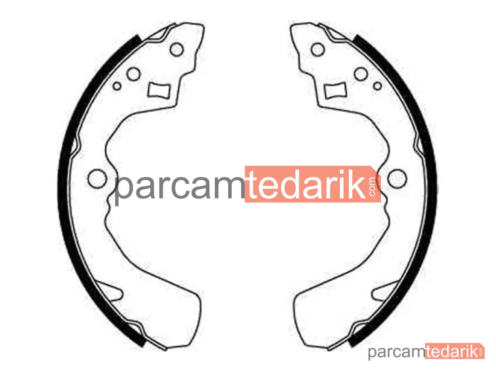 TRW GS8549 | Fren Balatası Pabuçlu Arka Daihatsu Applause I HB 1.6 16V 89-97
