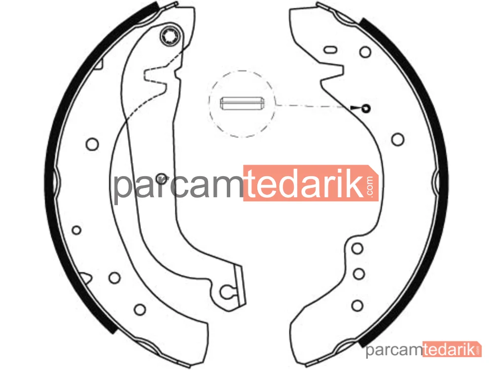 TRW GS8565 | Fren Balatası Pabuçlu Arka Renault Trafic 2.1 D 80-89, Master I 28-35 2.0 86-98, 30 2,2 80-98, 28-35 2.1 D 80-98, 28-35 2.5 D 89-98