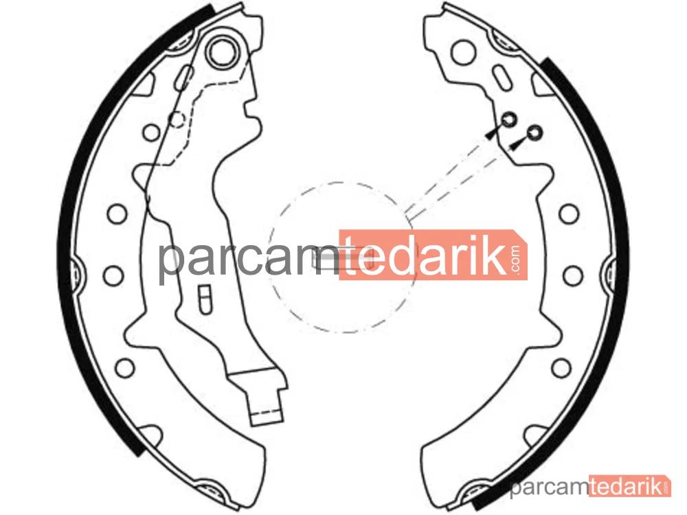 TRW GS8603 | Fren Balatası Pabuçlu Arka Toyota Carnia E 1.6 93-97, 1.6 16V 95-97, 1.8 95-97, 2.0 İ 93-97, 2.0 GLİ 92-97, 2.0 GTİ 92-94, 2.0 D 92-96, Carnia II 2.0 D 88-92, Corolla 1.4 97-99, 1.4 16V 00-01, 1.6 16V 99-01, 1.9 D 00-01