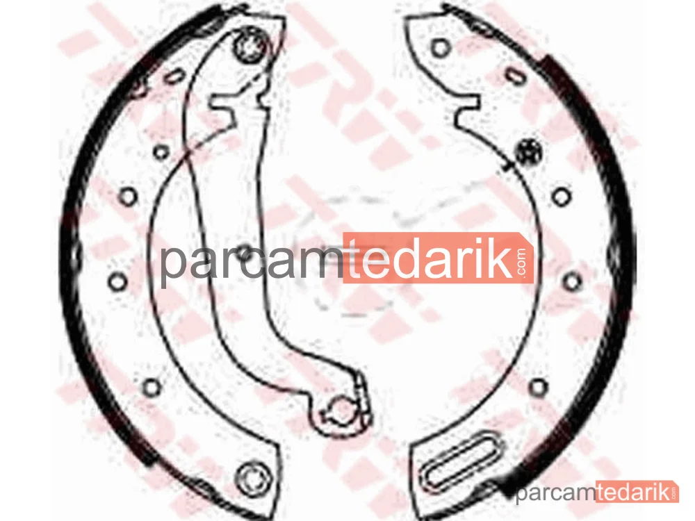 GS8625 | Fren Balatası Pabuçlu Arka Nissan Terrano II 2.4 4WD 96-07, 2.7 TD 4WD 93-02, 2.7 TDİ 4WD 96-07