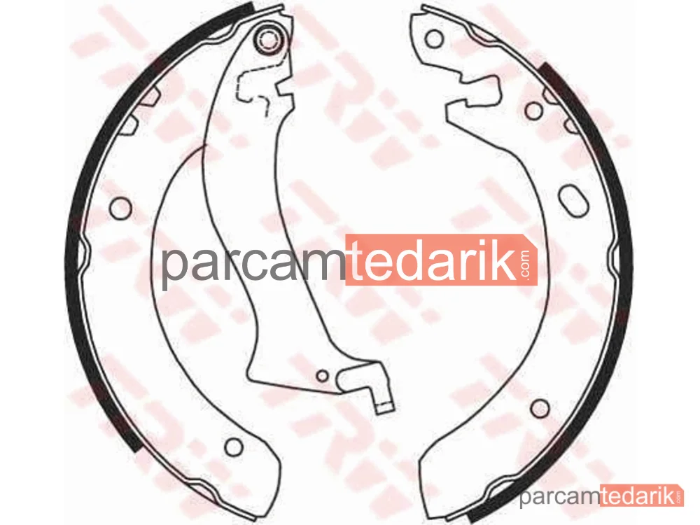 GS8633 | Fren Balatası Pabuçlu Arka Land Rover Freelander 1.8 16V 4X4 98-06, 1.8 İ 16V 4X4 98-00, 2.5 V6 4X4 00-06, 2.0 TD4 4X4 00-06