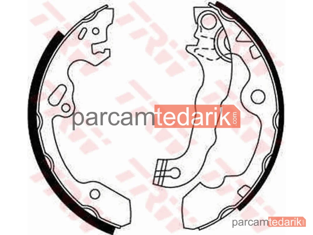 GS8636 | Fren Balatası Pabuçlu Arka Ford Focus 1.4-1.6 16V 98-04, 1.8 TDCİ 01-04, 1.8-2.0 16V 98-04, RS 02-04