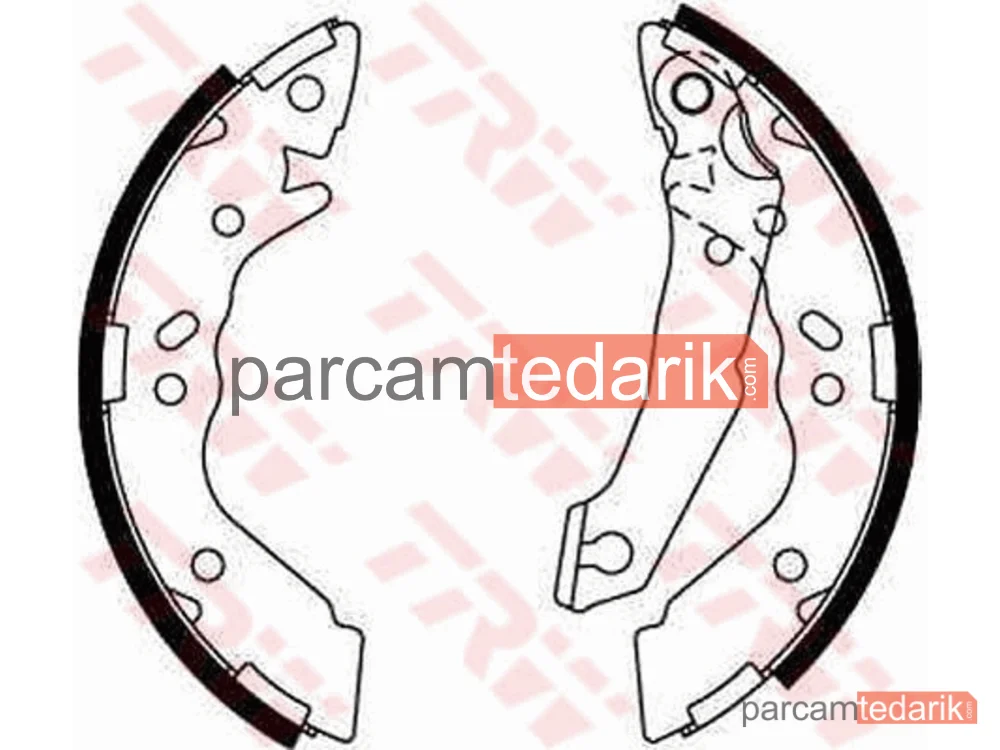 GS8658 | Fren Balatası Pabuçlu Arka Hyundai Accent I 1.3 94-00, 1.5 İ 16V 95-00, 1.5 İ 12V 94-00
