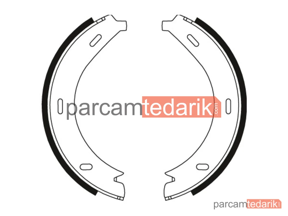 TRW GS8688 | El Fren Balatası Arka Pabuçlu Mercedes W638 Vito 108 110 112 113 114 V200 V230 96 2003