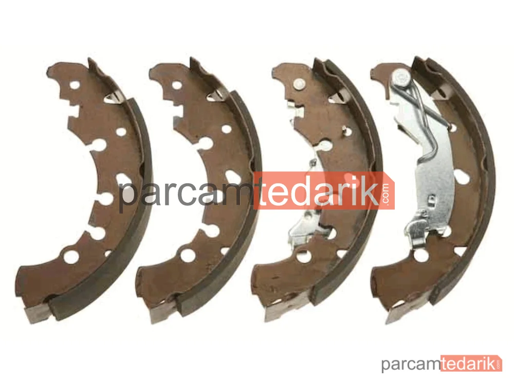 GS8720 | Fren Balatası Pabuçlu Arka Fiat Fiorino 1.4 07=>, Panda 1.2 4X4 04=>, Grande Punto 1.2 05=>, Punto Evo 1.2 09-12, Punto 0.9 Bifuel 12=>, 1.2 12=>, QUBO 1.4 08=>