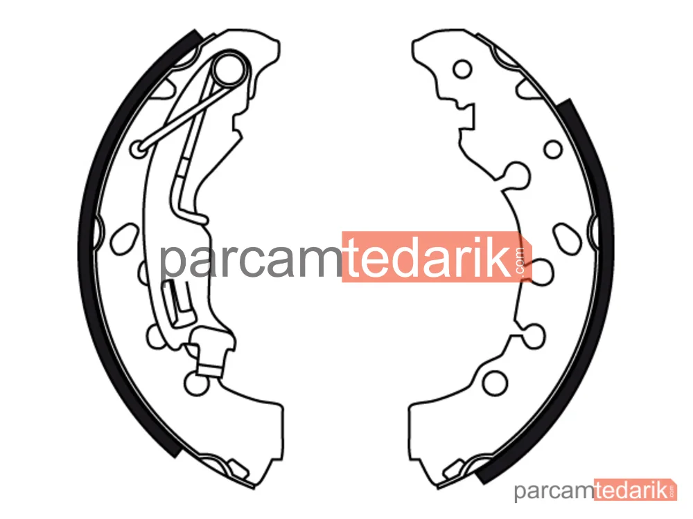TRW GS8720 | Fren Balatası Pabuçlu Arka Fiat Fiorino 1.4 07=>, Panda 1.2 4X4 04=>, Grande Punto 1.2 05=>, Punto Evo 1.2 09-12, Punto 0.9 Bifuel 12=>, 1.2 12=>, QUBO 1.4 08=>