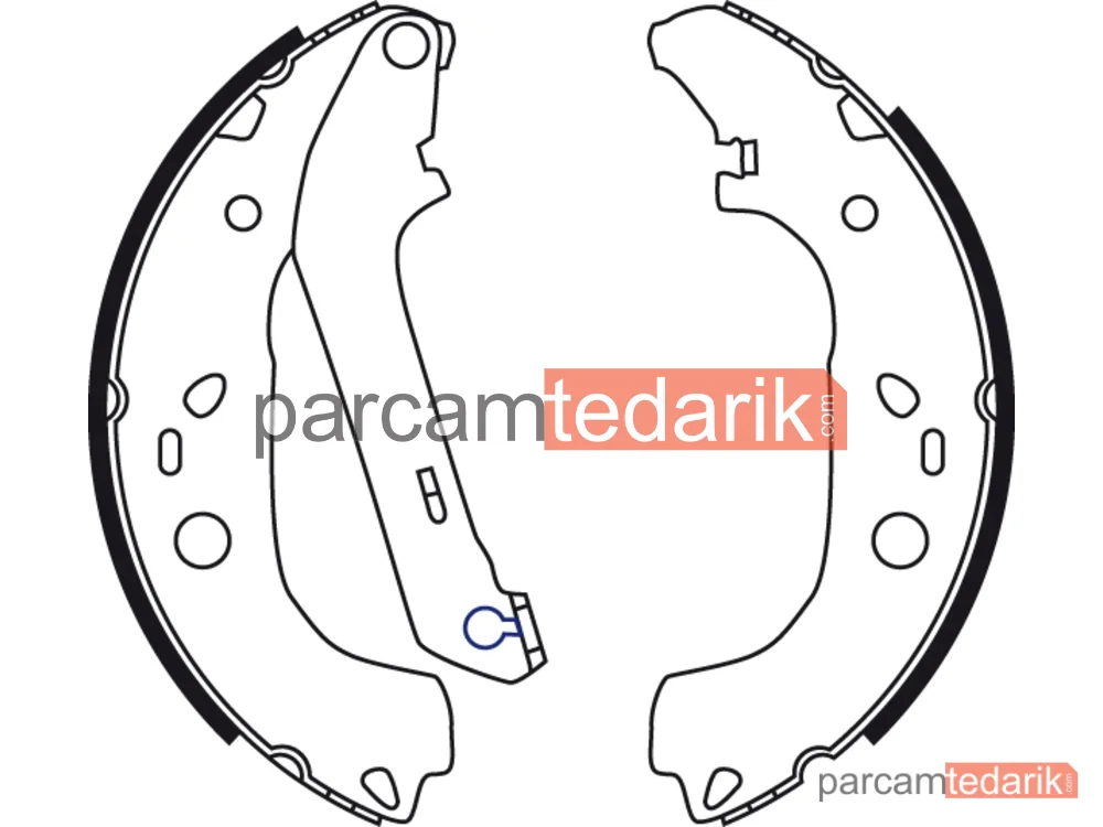 TRW GS8736 | Fren Balatası Pabuçlu Arka Ford Focus II 1.4-1.6 04-12, 1.6 Tİ 04-12, 1.6 LPG 09-11, 1.8 06-12, 2.0 04-12, 2.0 CNG 09-11, 1.6 TDCİ 04-12, 1.8 TDCİ 05-12, 2.0 TDCİ 04-11