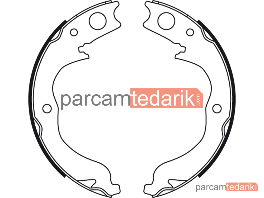 TRW GS8753 | El Fren Balatası Arka Citroen C Crosser 07-12 Peugeot 4007 07-13 Mitsubishi Grandis 04-11