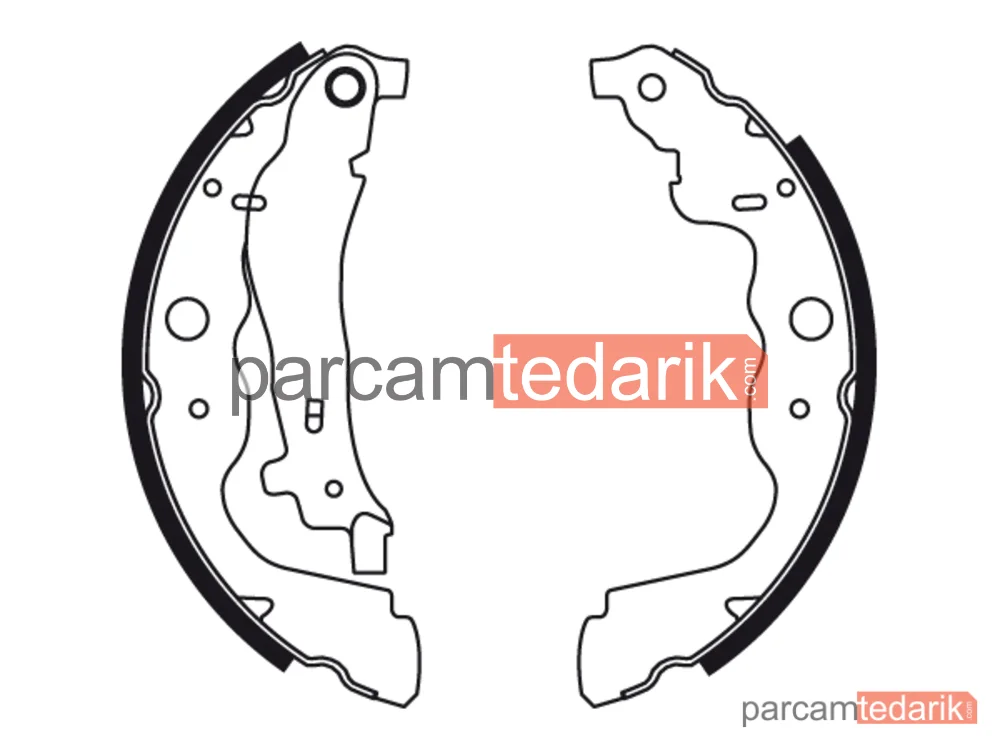 TRW GS8780 | Kampana Balata - (Dacia Logan MCV 1.4 - 1.5DCI - 1.6 - 1.6 16V 02.07 -)