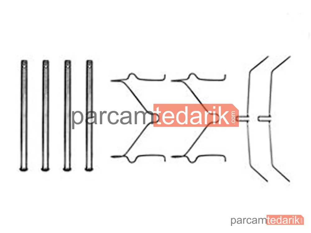 PFK208 | Fren Balatası Aksesuar Kiti