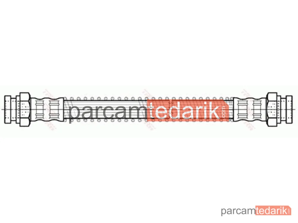PHA190 | Fren Hortumu Arka Sağ-Sol Citroen C15 1.0 84-97, 1.1 84-96, 1.3 87-88, 1.1 İ 88-96, 1.4 E 87-96, 1.4 87-96, 1.4 İ 91-96, 1.8 D 86-00, 1.9 D 00-05