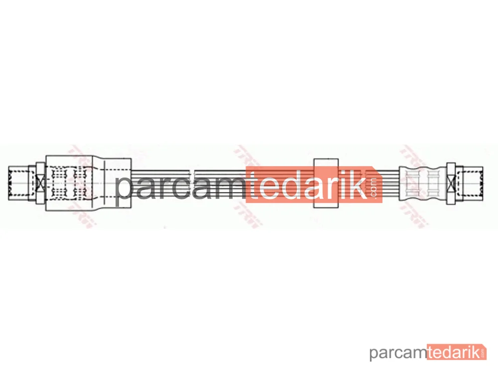 TRW PHA490 | Fren Hortumu — Audi A4 B5 Avant, Audi A4 B6, Audi A4 B6 Avant