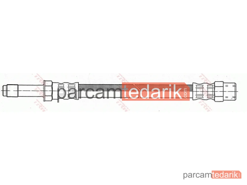TRW PHB366 | Fren Hortumu Arka Sağ-Sol Seat Alhambra 1.8 T 20V 97-10, 2.0 İ 96-10, 2.8 V6 00-10, 1.9 TDİ 96-10, 2.0 TDİ 05-10