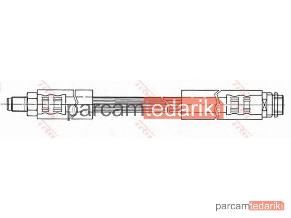 TRW PHB410 | Fren Hortumu Ön Sağ-Sol Mercedes-Benz A Serisi A 140-160 97-04, A 190 99-04, A 160 CDİ 98-04, A 170 CDİ 98-04