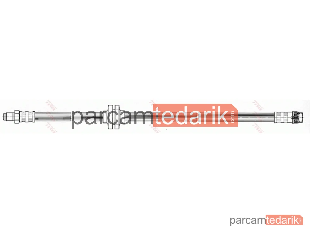 TRW PHB482 | Fren Hortumu Ön Sağ-Sol Renault Clio III 1.2-1.6 16V 05-14, 1.4 16V 05-12, 1.5 DCİ 05-14, Modus / GRAND Modus 1.2 04=>, 1.2 16V 07=>, 1.4-1.6 04=>, 1.5 DCİ 04=>