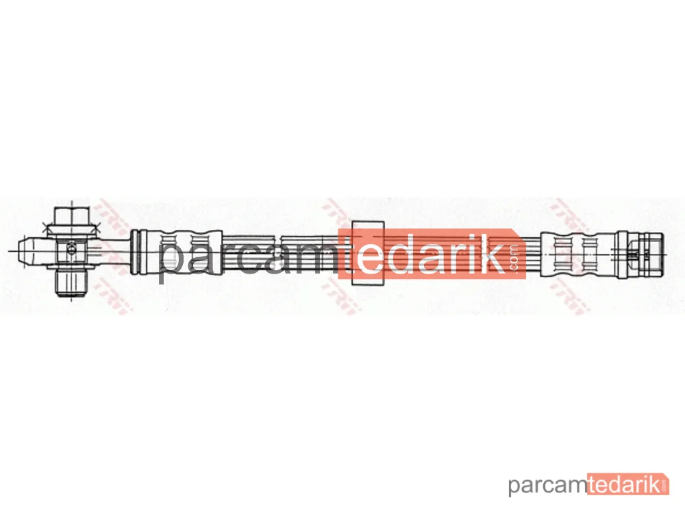 TRW PHD349 | Ön Fren Hortumu (VW Golf 98-06 Audi A3 97-03 Seat Leon 00-06)