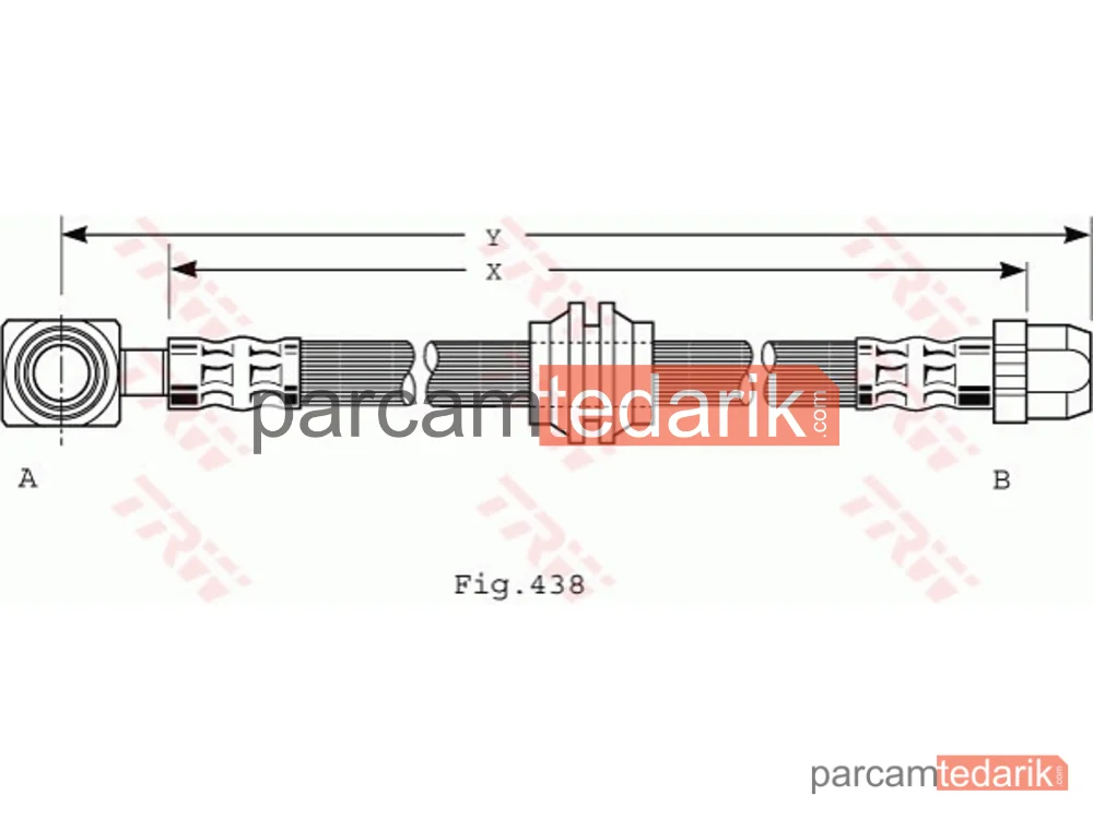 PHD485 | Fren Hortumu Arka Sağ-Sol Mini Mini ONE 01-06, Cooper 01-06, Cooper S 02-06