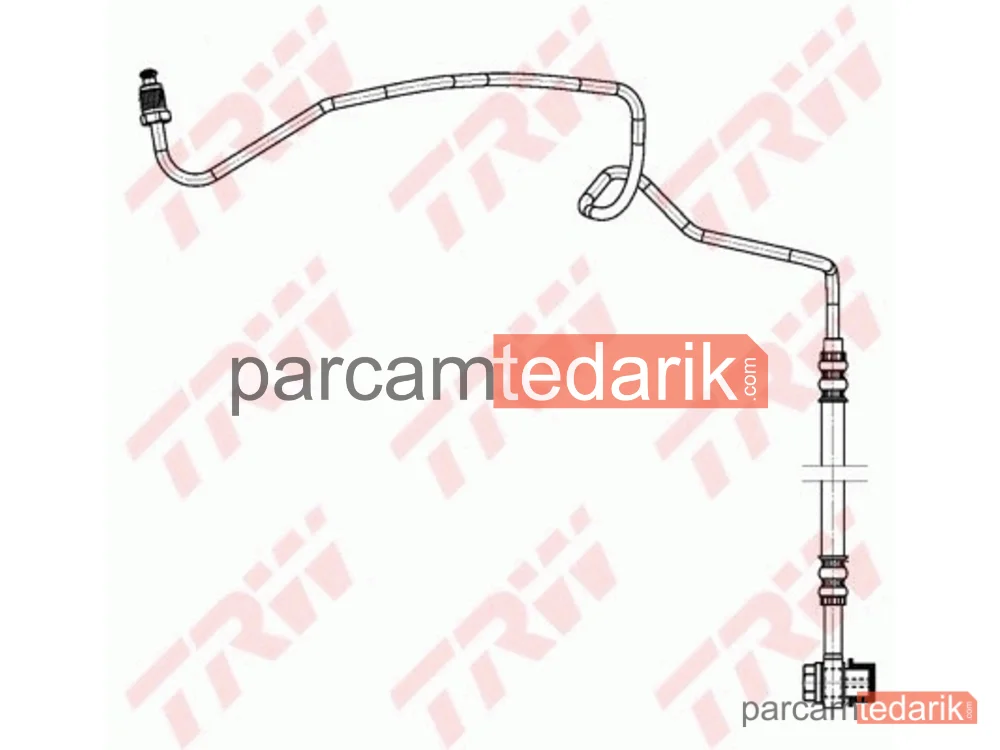 TRW PHD941 | Fren Hortumu — Arka Sol, Audi A3, Audi TT, Audi TT Roadster