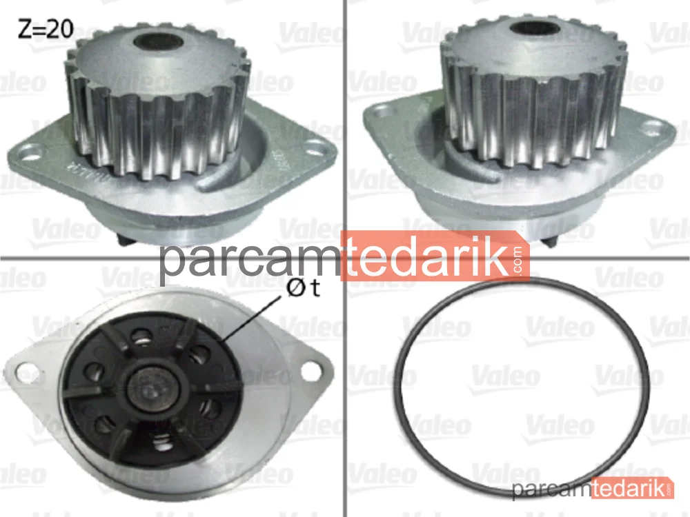506290 | Su Pompası — Citroen Saxo, Peugeot 205 II, Peugeot 106 I