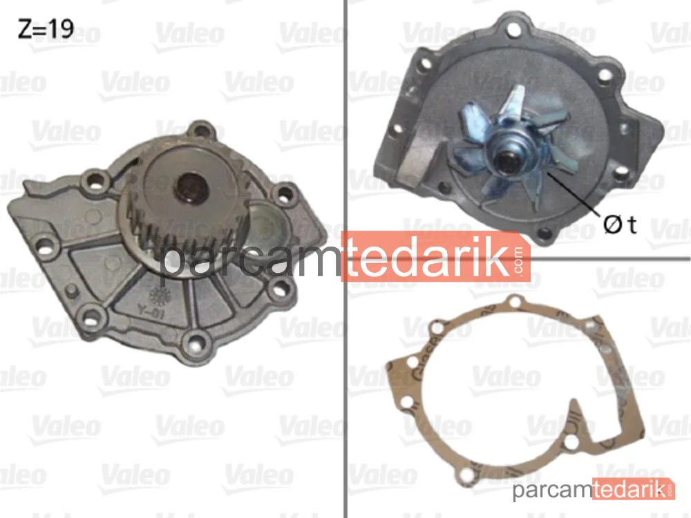 506854 | Su Pompası — Volvo V60 I, Volvo XC60 I Suv, Volvo V70 III