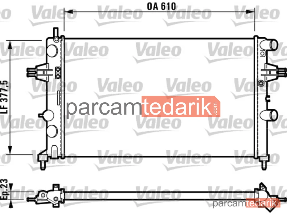 732551 | Su Radyatörü — Opel Astra G, Opel Astra G Classic Caravan