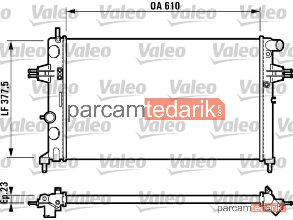 732729 | Su Radyatörü — Opel Astra G