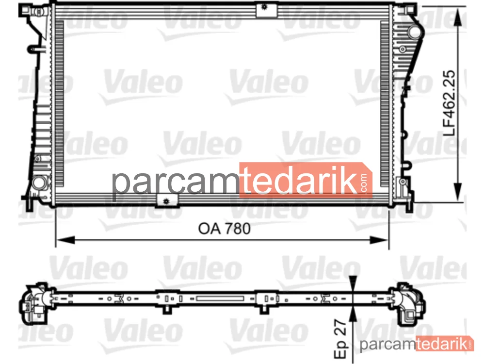 Su Radyatörü — Opel Vivaro A, Nissan Primastar, Renault Trafic II - 734931