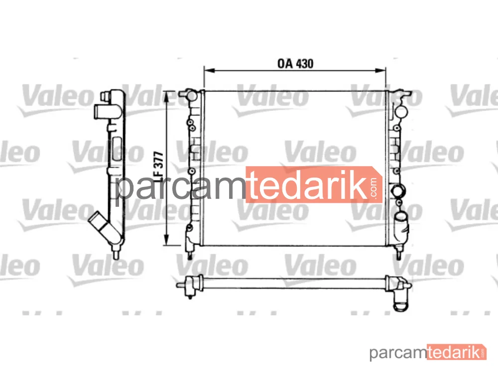 Su Radyatörü — Renault Clio I, Renault 21 - 883875