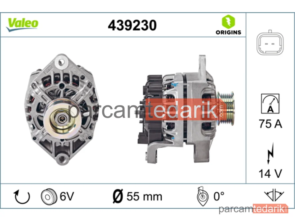 439230 | Alternatör — Renault Kangoo, Renault Kangoo Express, Renault Clio II