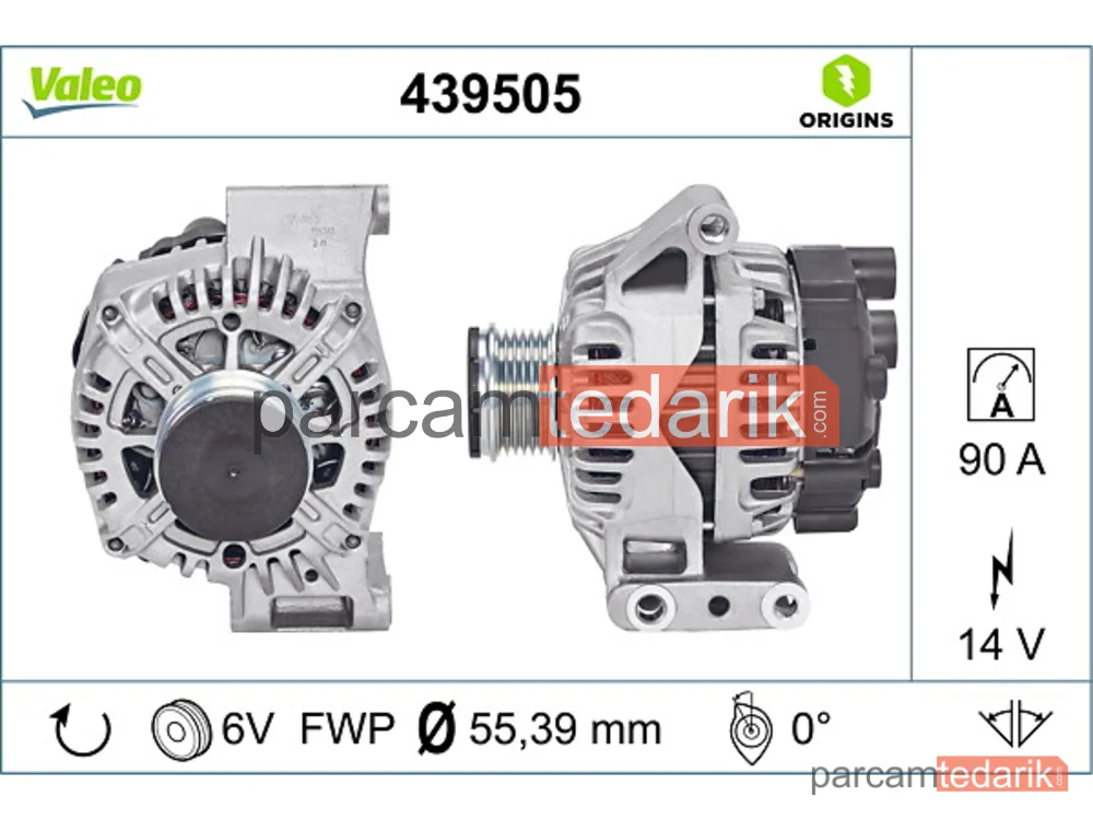 439505 | Alternatör — Fiat Doblo Cargo, Fiat Grande Punto, Fiat Idea