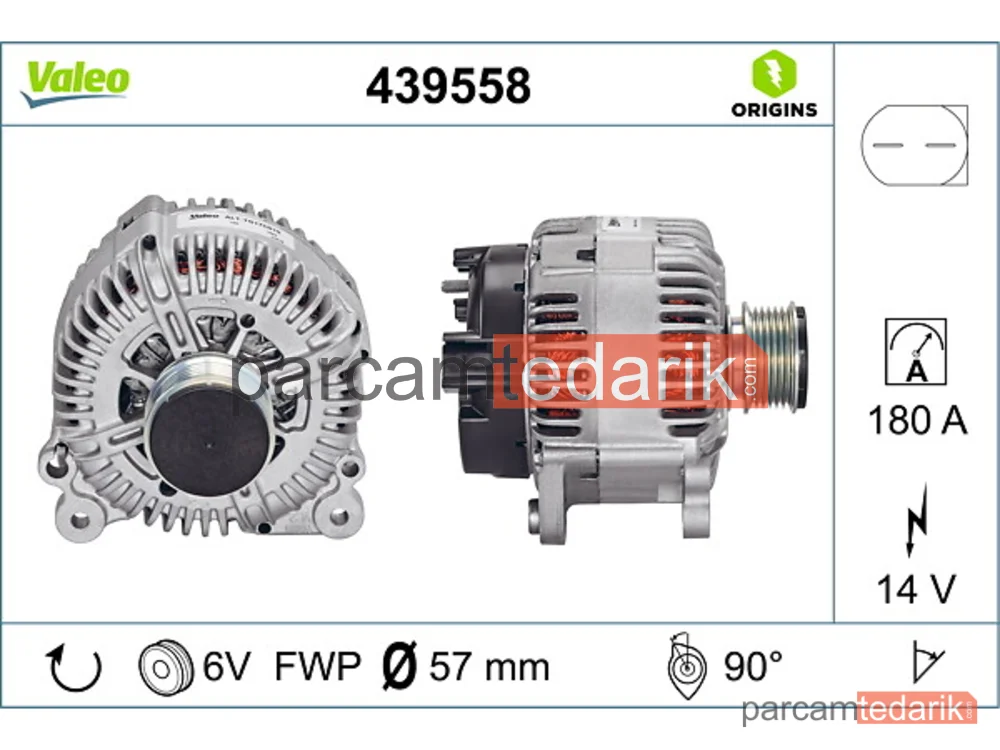 439558 | Alternatör — VW Passat B6 Variant, VW Passat B6, VW Passat B7