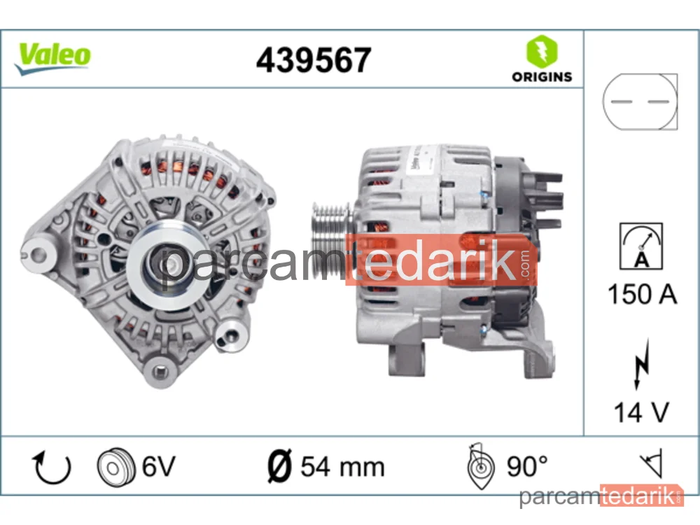 439567 | Alternatör — BMW X3, BMW 3, BMW 3 Touring