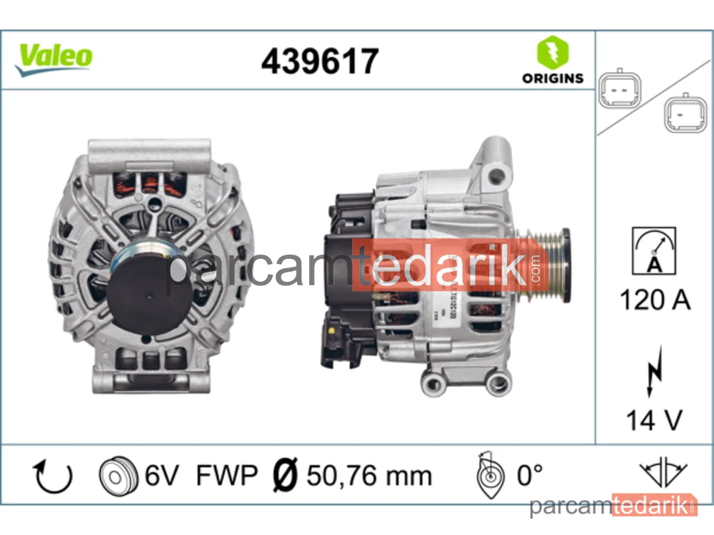 439617 | Alternatör — Mini, Mini Clubman, Mini Coupe
