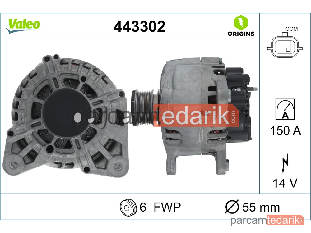 443302 | Alternatör — Renault Megane IV Grandtour, Renault Megane IV, Renault Scénic IV