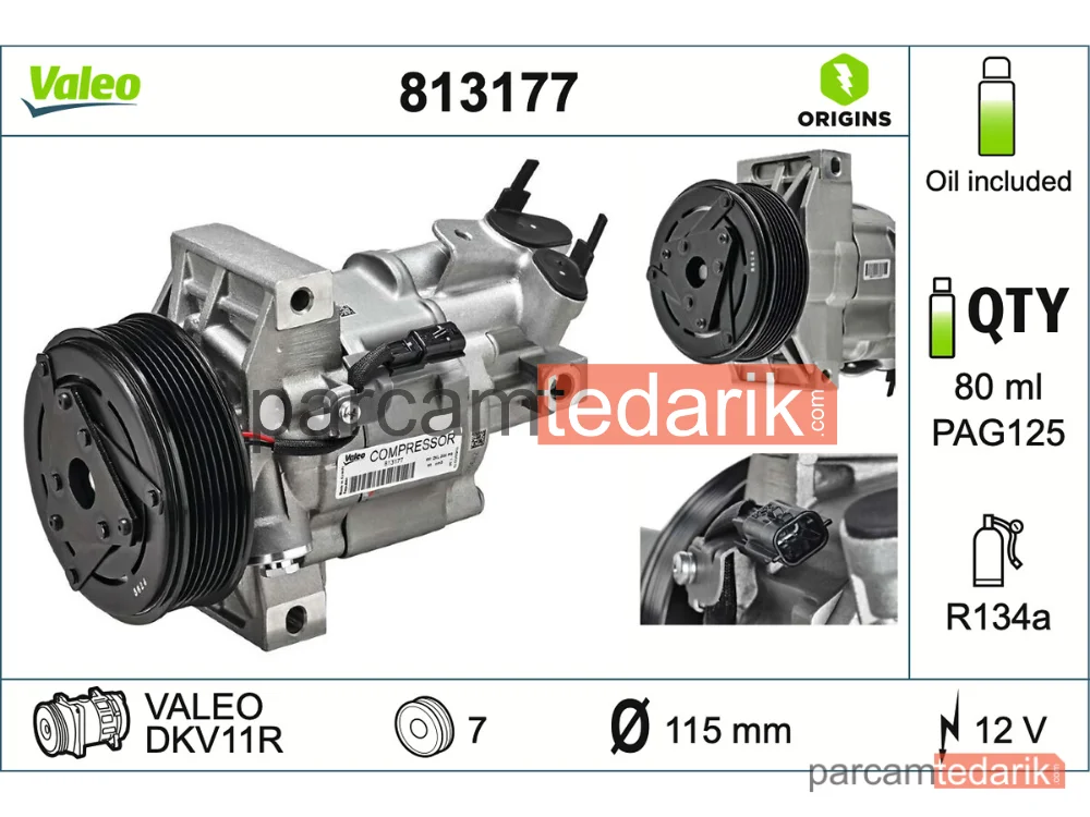 Klima Kompresörü — Dacia Logan Mcv II, Dacia Sandero II, Lada Xray - 813177