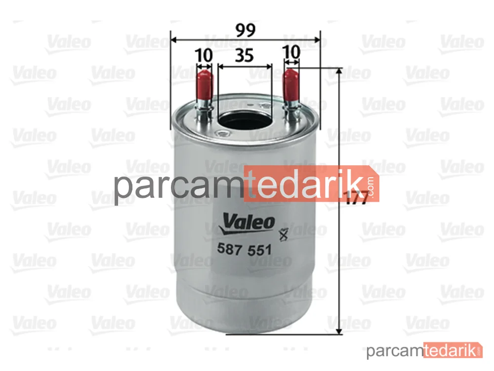 587551 | Yakıt Filtresi — Renault Megane III, Renault Megane III Coupe, Renault Scénic III