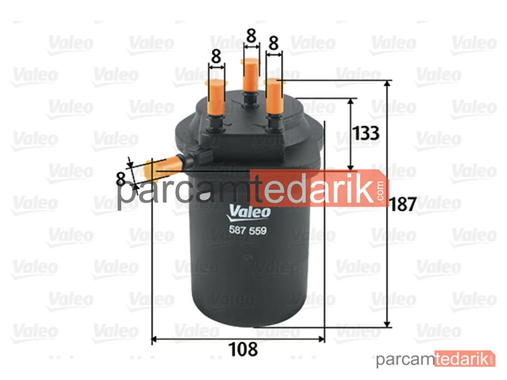 587559 | Yakıt Filtresi — Renault Scénic II, Renault Megane II, Renault Megane II Hatchback