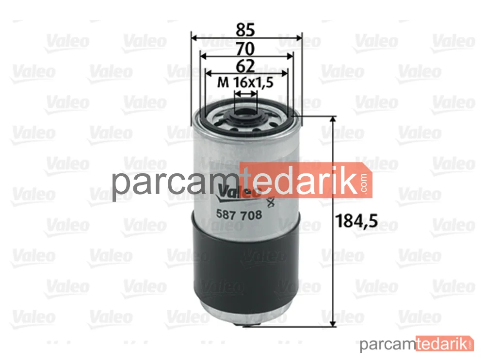 587708 | Yakıt Filtresi — Audi A4 B5, Audi A6 C4, VW Passat B5