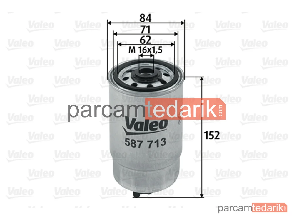 587713 | Yakıt Filtresi — Fiat Ducato, Peugeot Boxer, Alfa Romeo 156