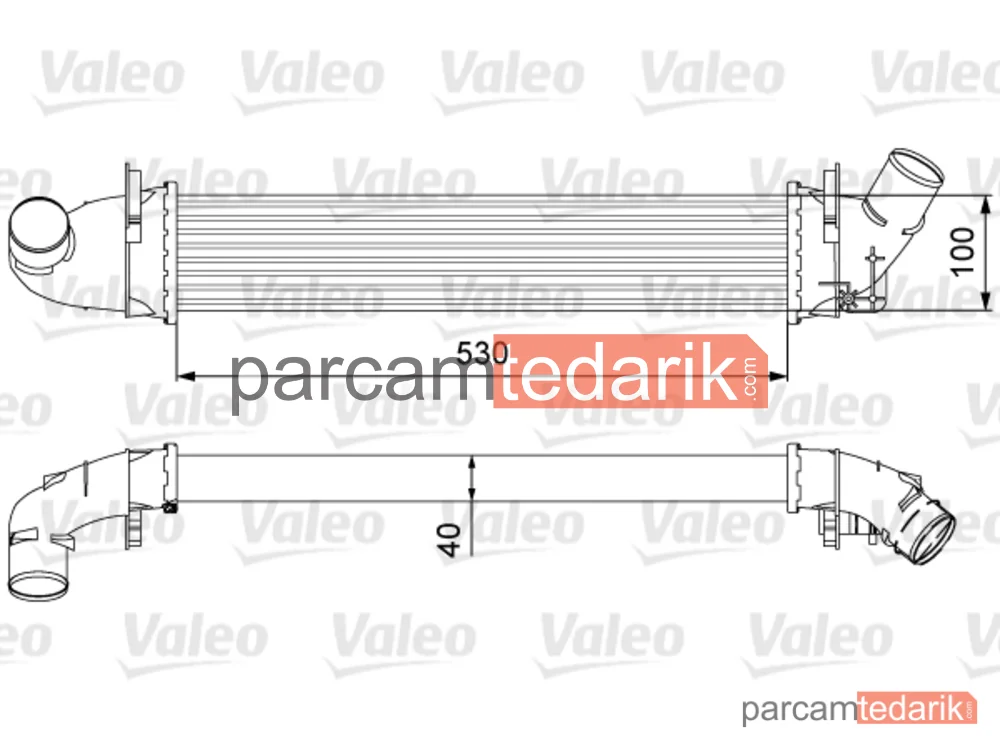 Turbo Radyatörü — Dacia Logan, Renault Logan I, Dacia Logan Mcv - 818544