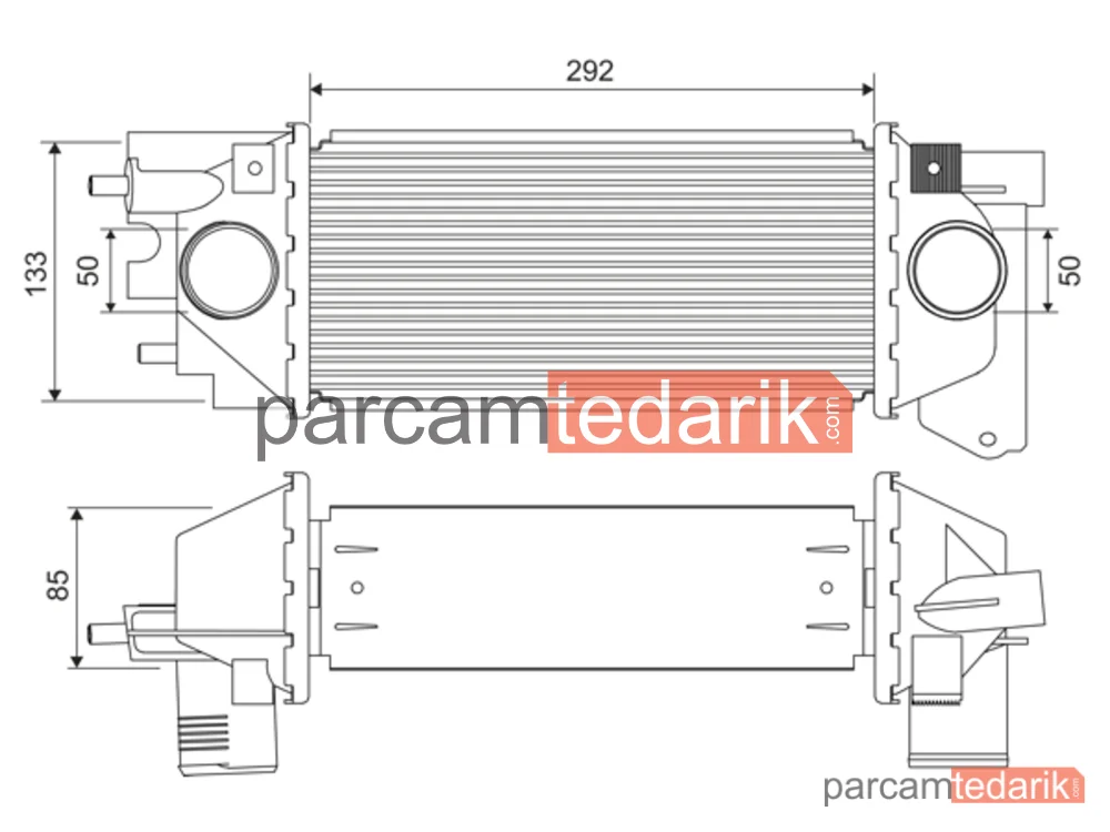 822921 | Turbo Radyatörü — Land Rover Freelander I, Land Rover Freelander I Soft Top