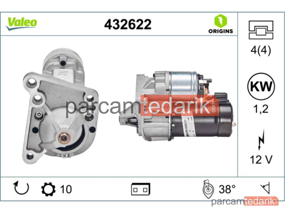 Marş Motoru — Renault Megane I, Renault Megane I Classic, Renault 19 II Chamade - 432622
