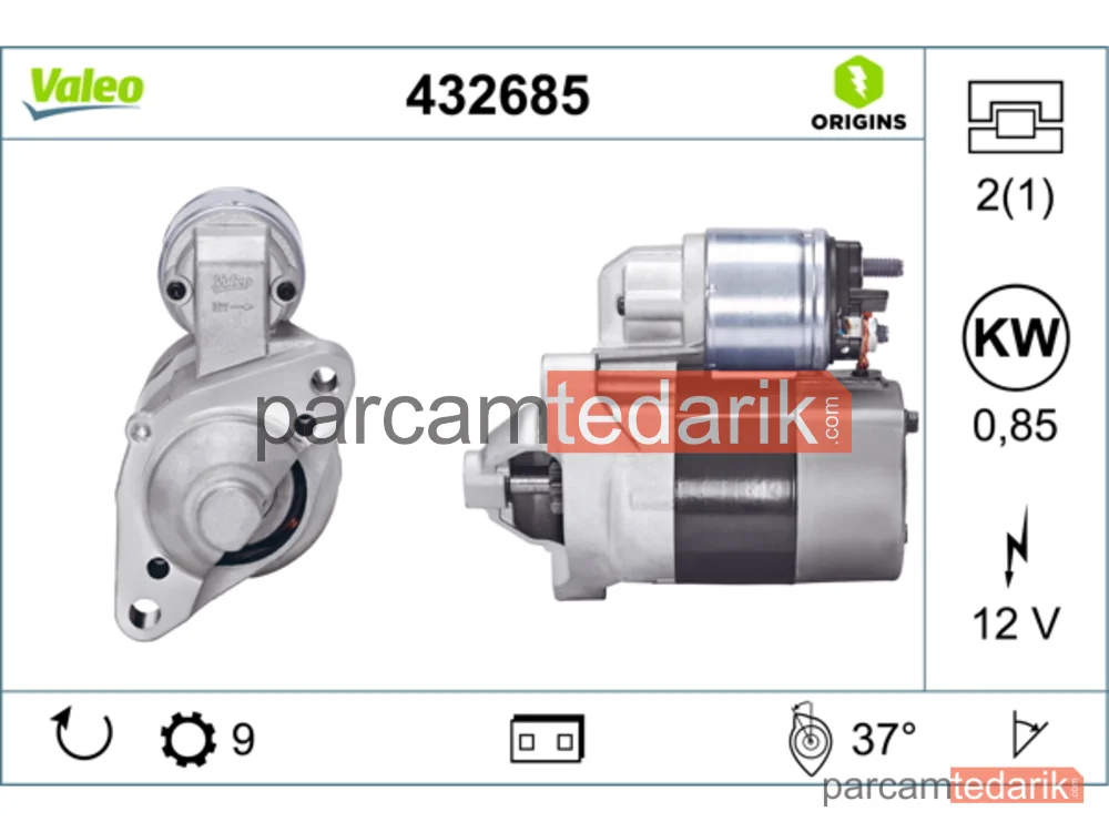 Marş Motoru — Renault Clio III, Renault Kangoo Express, Renault Megane I - 432685