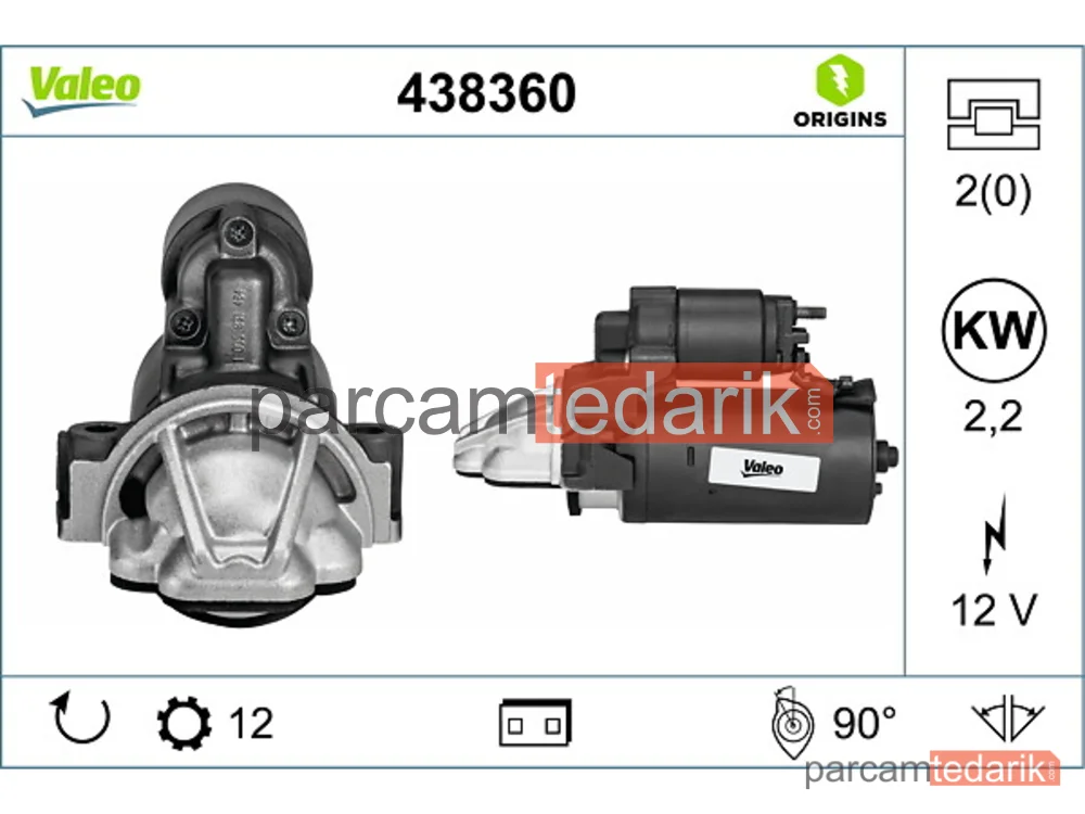 438360 | Marş Motoru — Ford Transit, Citroen Jumper III, Ford Transit Tourneo