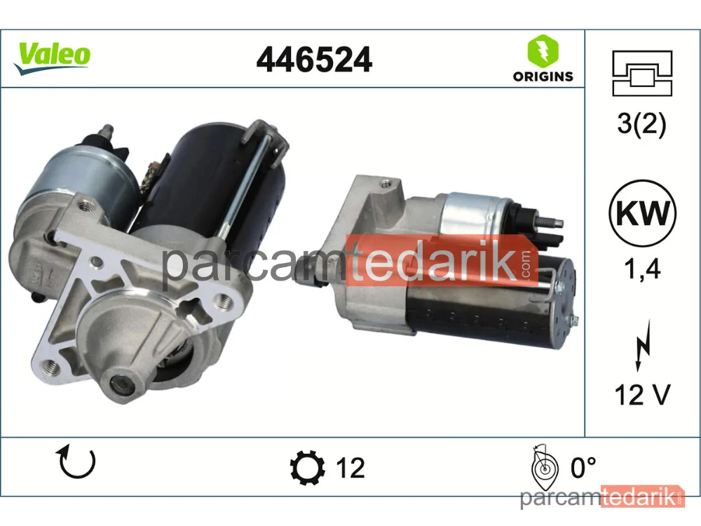 Marş Motoru — Renault Clio II, Renault Kangoo Express, Nissan Kubistar - 446524